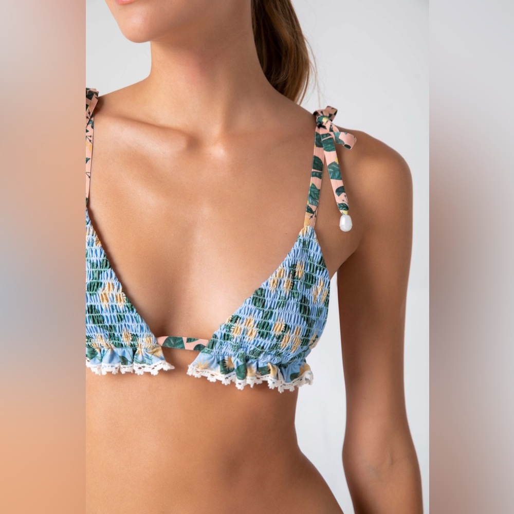 Palmacea Acacia Triangle Bikini Top from WOAHCO